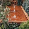 Gardening Adezz BV Water Features | Buy Long Corten Steel Water Feature