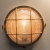 Gardening Pooky Lighting Outdoor Lighting | Brass Vasco Round Bulk Head Light