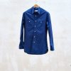Clothing Kenny Ryder Pre-Loved Menswear | Dunhill Navy Cotton Smart Work Shirt / M