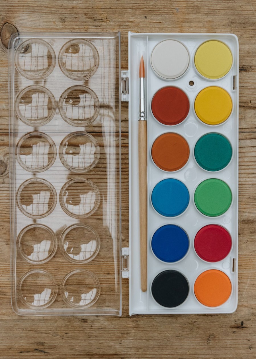 Children Djeco Indoor Play | Djeco Gouache Paints, Set Of 12 Colours
