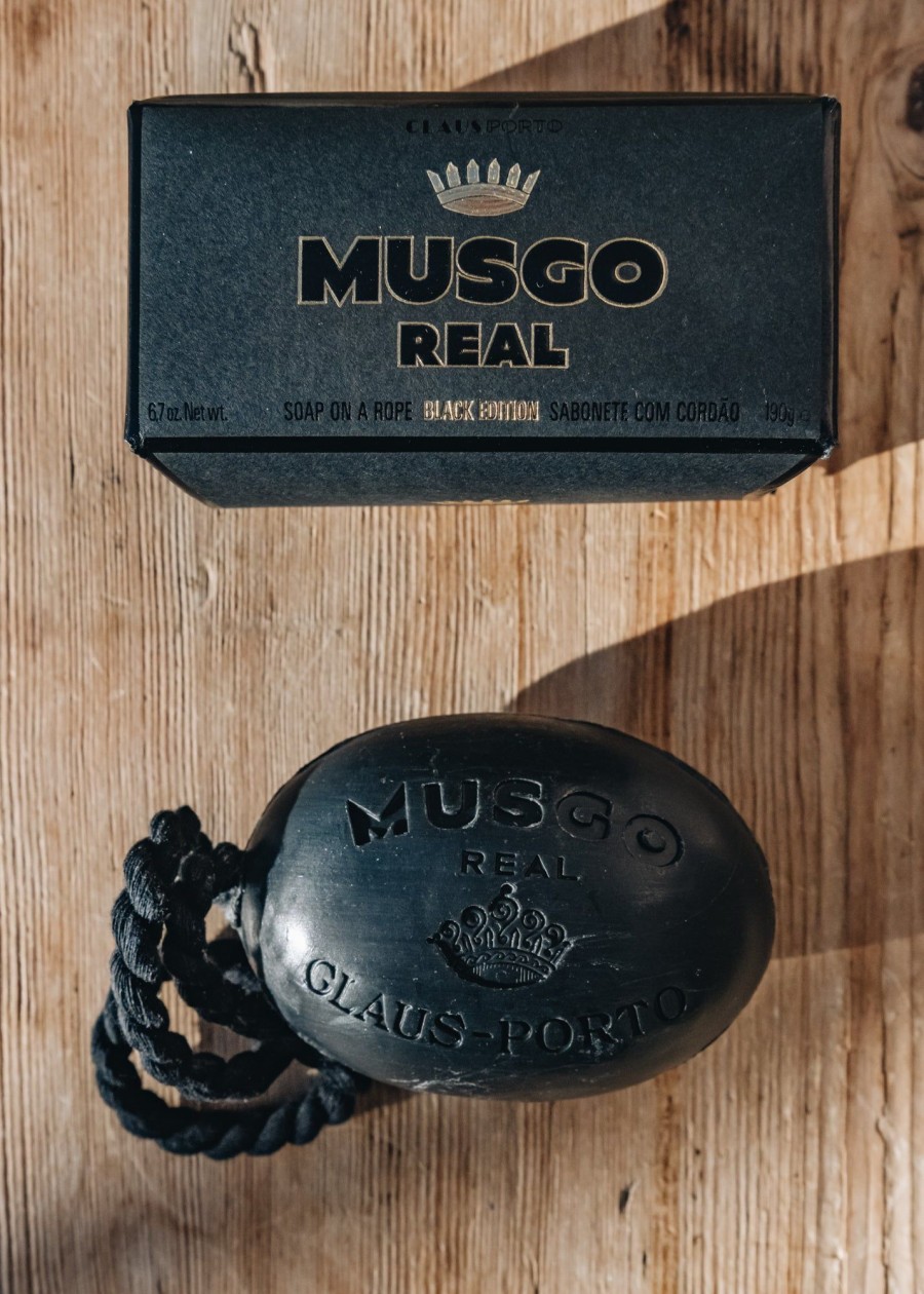 Interiors Musgo Bath & Body | Musgo Black Soap On Rope