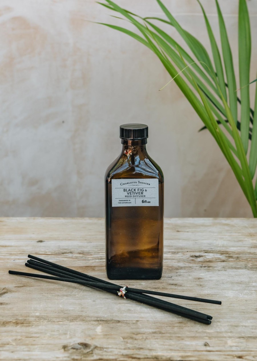 Interiors Charlotte Spencer Candles & Fragrance | Charlotte Spencer Diffuser In Black Fig And Vetiver