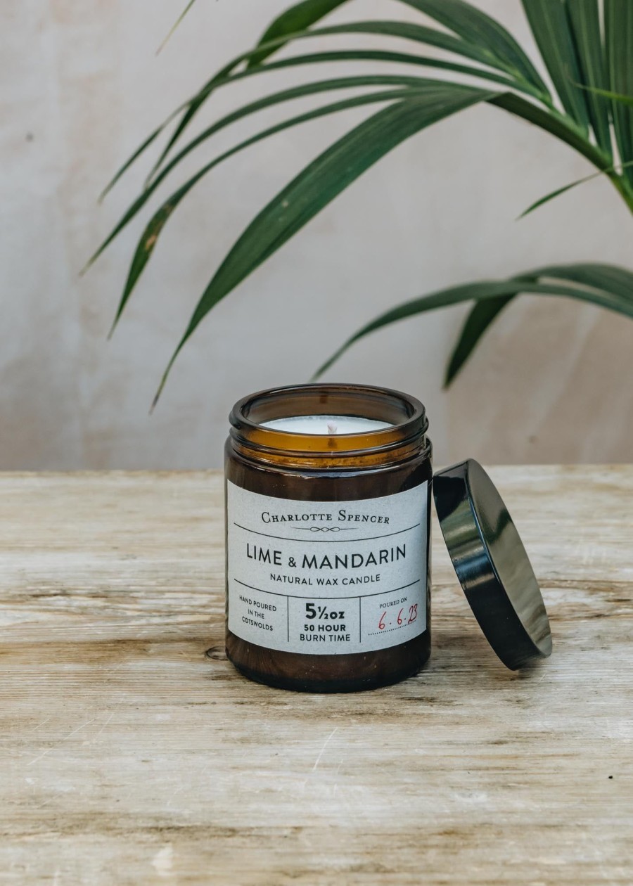 Interiors Charlotte Spencer Candles & Fragrance | Charlotte Spencer Scented Candle In Lime And Mandarin