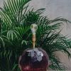 Interiors Pooky Lighting Lighting | Pooky Lighting Gloria Plum Glass Table Lamp