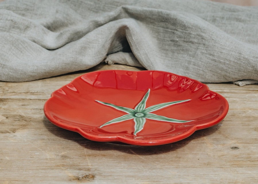 Interiors Bordallo Pinheiro Dining | Bordhallo Pinheiro Tomato Dessert Plate