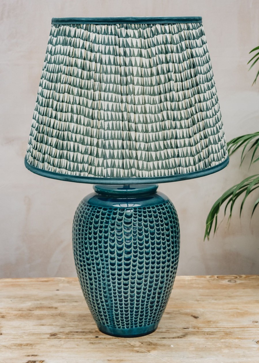 Interiors Pooky Lighting Lighting | Kaa Table Lamp In Blue