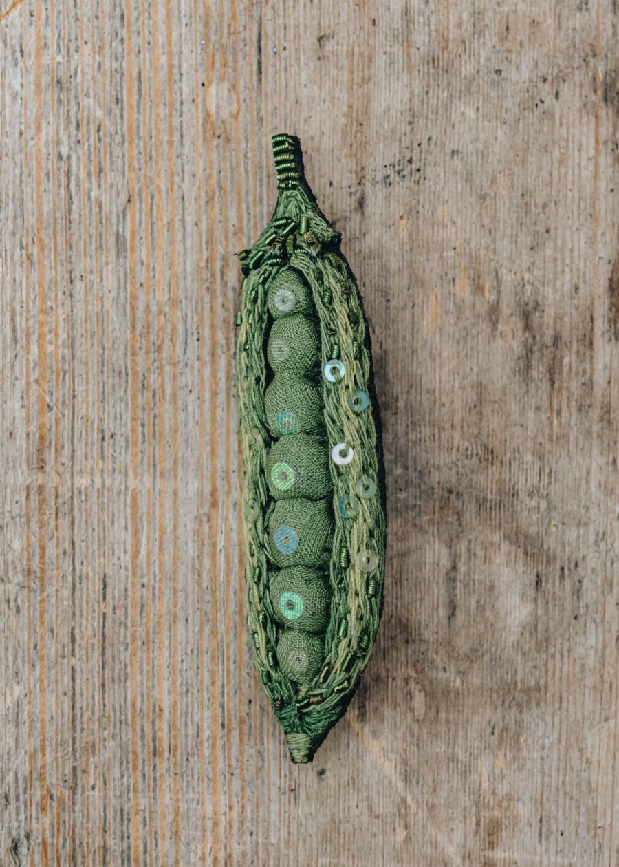 Clothing Trovelore Jewellery | Trovelore Peas Brooch