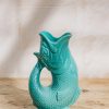 Interiors The Gluggle Jug Factory Decorative | Sea Green Large Gluggle Jug