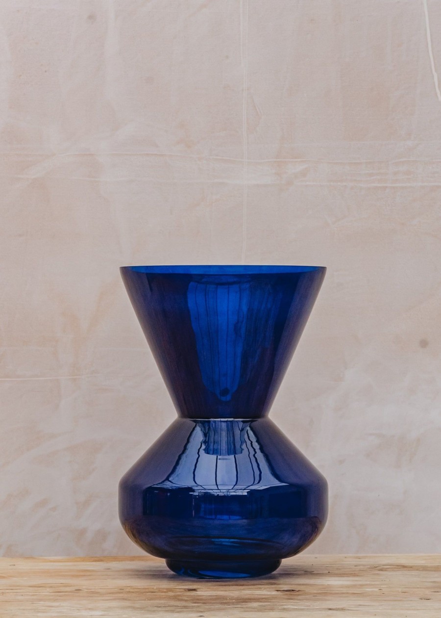 Interiors Pol's Potten Decorative | Pol'S Potten Thick Neck Vase In Blue