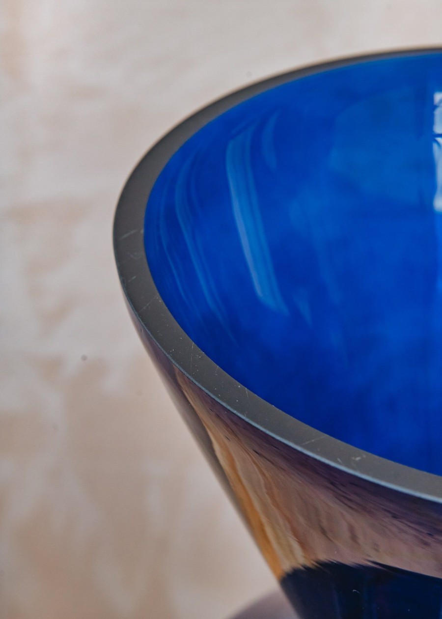 Interiors Pol's Potten Decorative | Pol'S Potten Thick Neck Vase In Blue