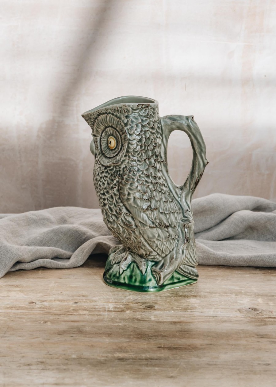 Interiors Burford Garden Co. Dining | Bordallo Pinheiro Owl Pitcher