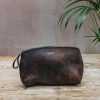 Clothing John Woodbridge & Sons Accessories | John Woodbridge & Sons Vintage Leather Toiletry Bag