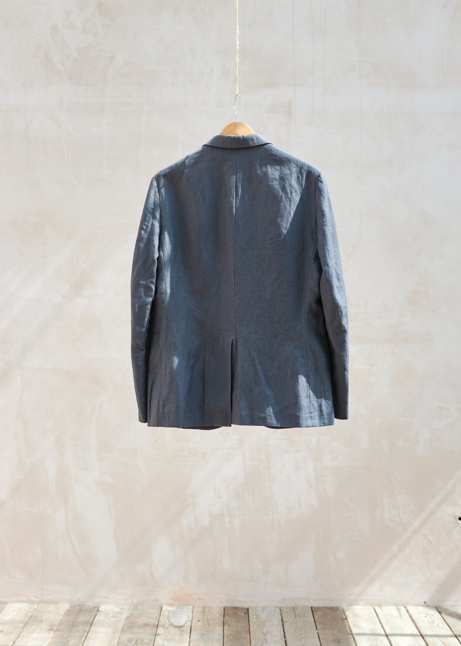 Clothing Kenny Ryder Pre-Loved Menswear | Margaret Howell Relaxed Fit Light Brown Cotton/Linen Blazer / S/M