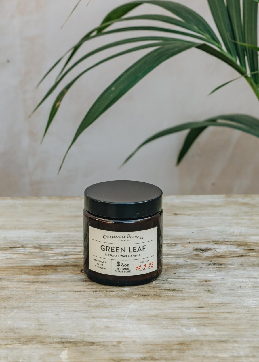 Interiors Charlotte Spencer Candles & Fragrance | Charlotte Spencer Scented Candle In Green Leaf