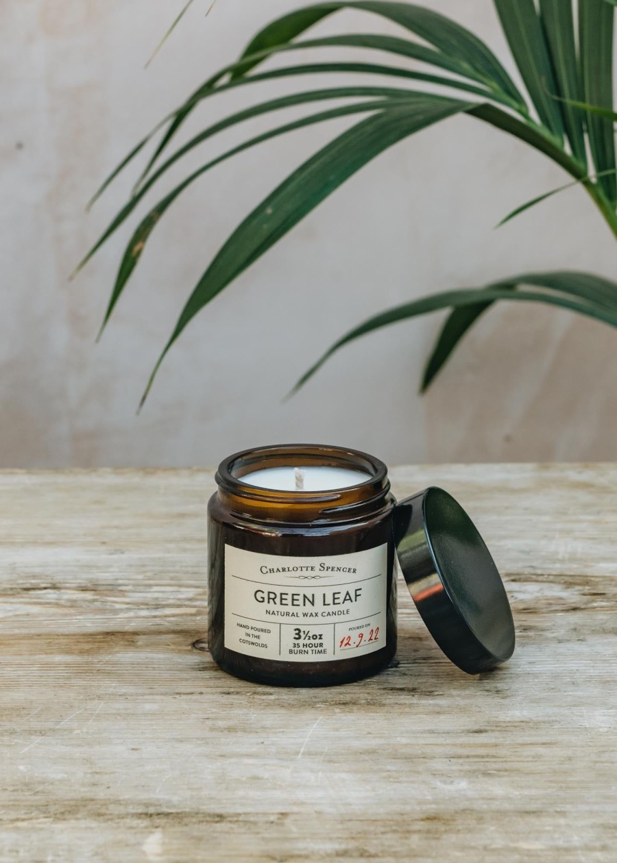 Interiors Charlotte Spencer Candles & Fragrance | Charlotte Spencer Scented Candle In Green Leaf
