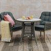 Outdoor Living Bramblecrest Woven Furniture | Bramblecrest For Burford Garden Co. Lattice Bistro Set