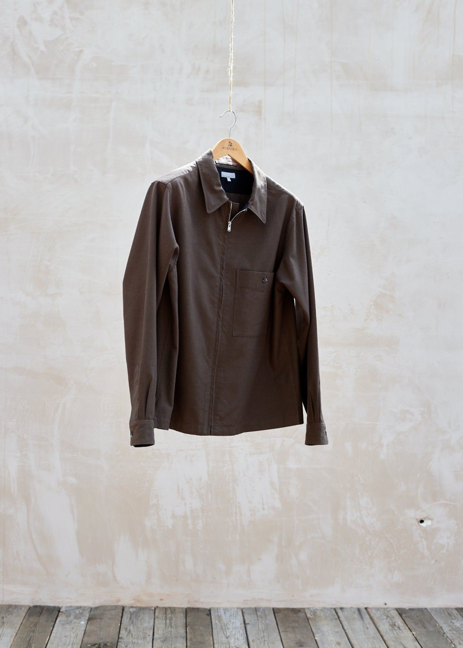 Clothing Kenny Ryder Pre-Loved Menswear | Margaret Howell Zip-Up Shirt Jacket - L