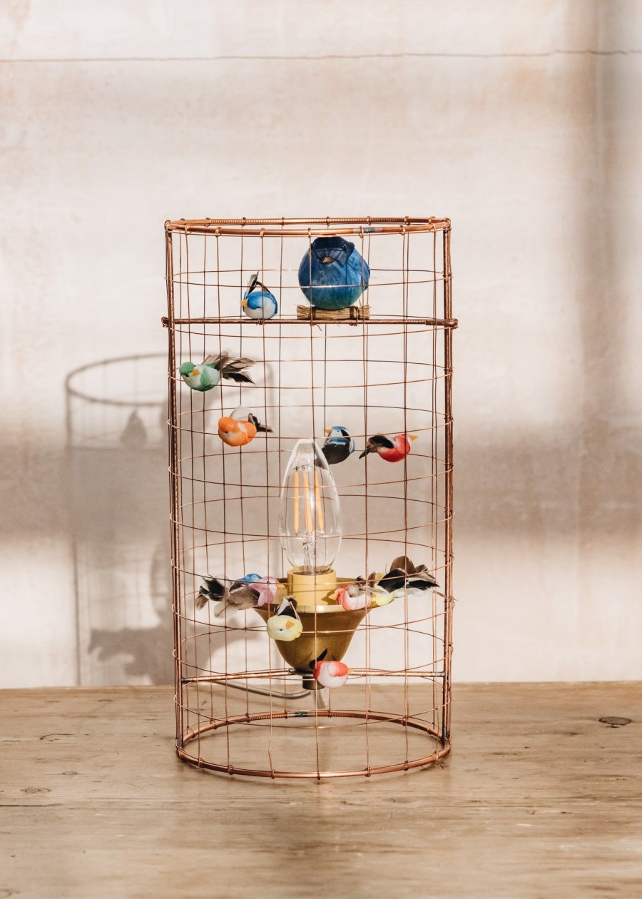 Interiors Mathieu Challières Lighting | Mathieu Challieres Mini Birdcage Table Lamp