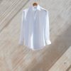 Clothing Kenny Ryder Pre-Loved Menswear | Ermenegildo Zegna White Striped Extra-Fine Shirt -S