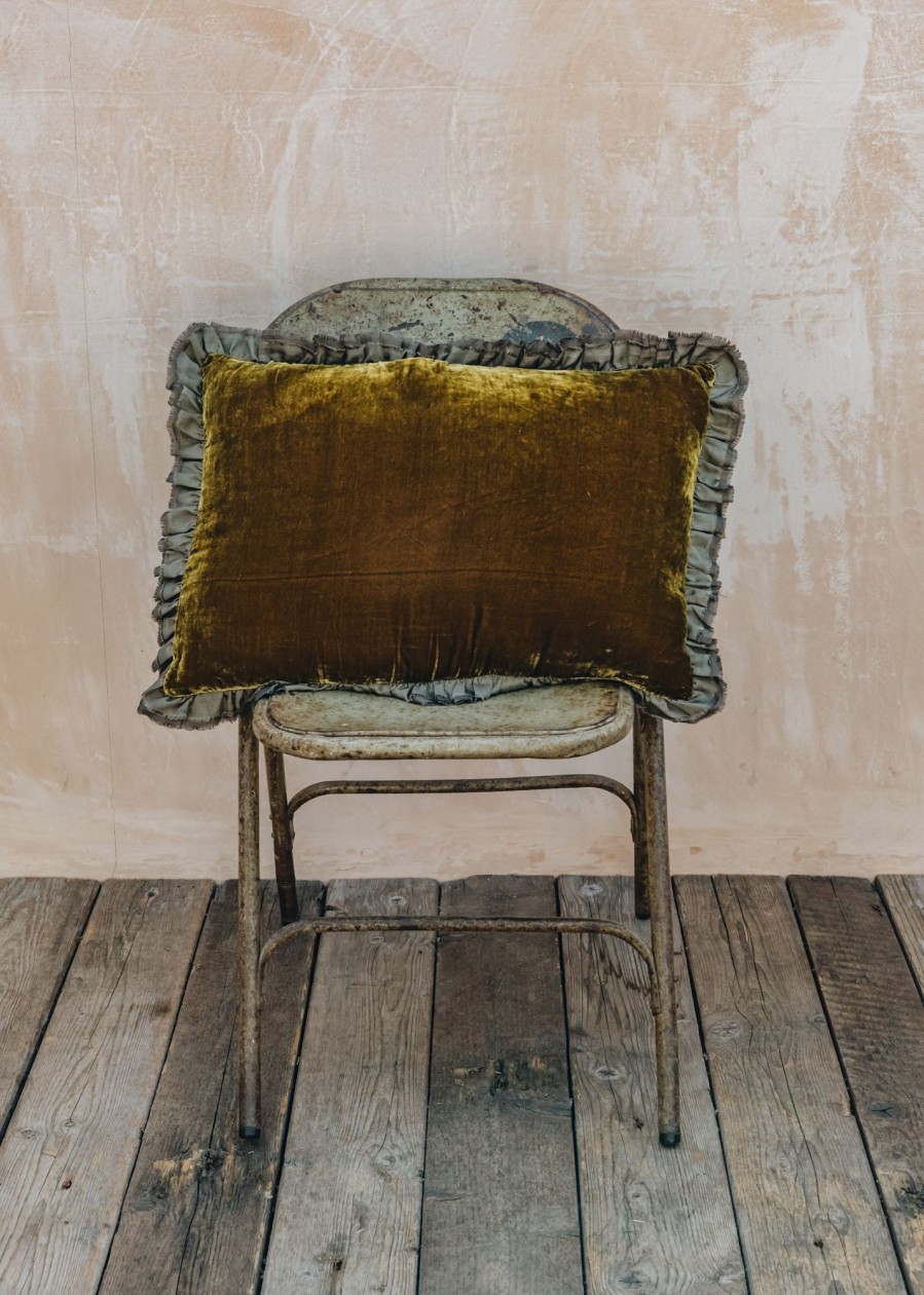 Interiors Le Monde Sauvage Cushions | Seraphine Owaka Double Sided Velvet Cushion