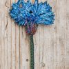 Clothing Trovelore Jewellery | Trovelore Blue Cornflower Brooch