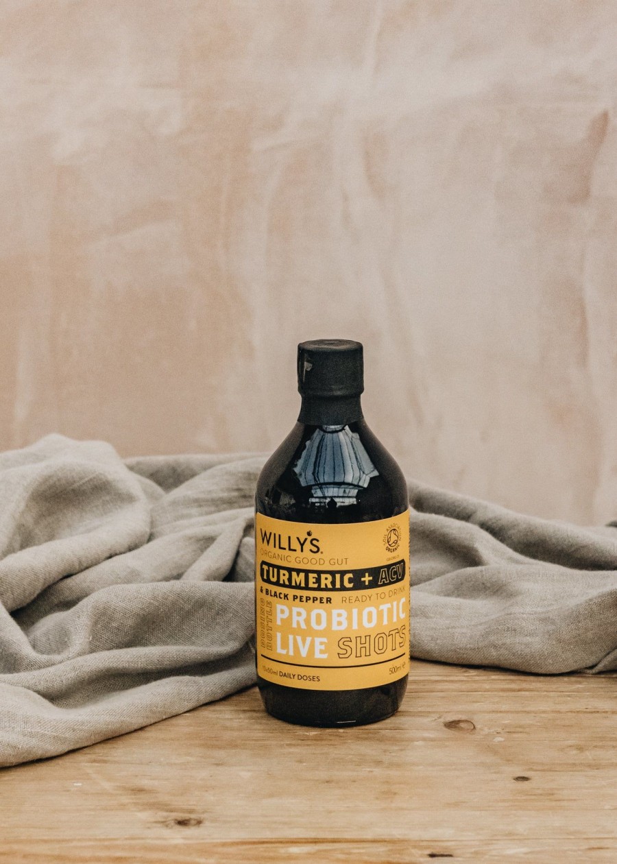 Food & Drink Willy's Health Tonics | Willy'S Apple Cider Vinegar With Turmeric, Black Pepper And Honey