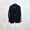 Clothing Kenny Ryder Pre-Loved Menswear | Rake Black Real Lightweight Suede Blazer - M