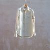 Clothing Kenny Ryder Pre-Loved Menswear | Ralph Lauren Pl Striped Cream/Brown 100% Cotton Shirt - M