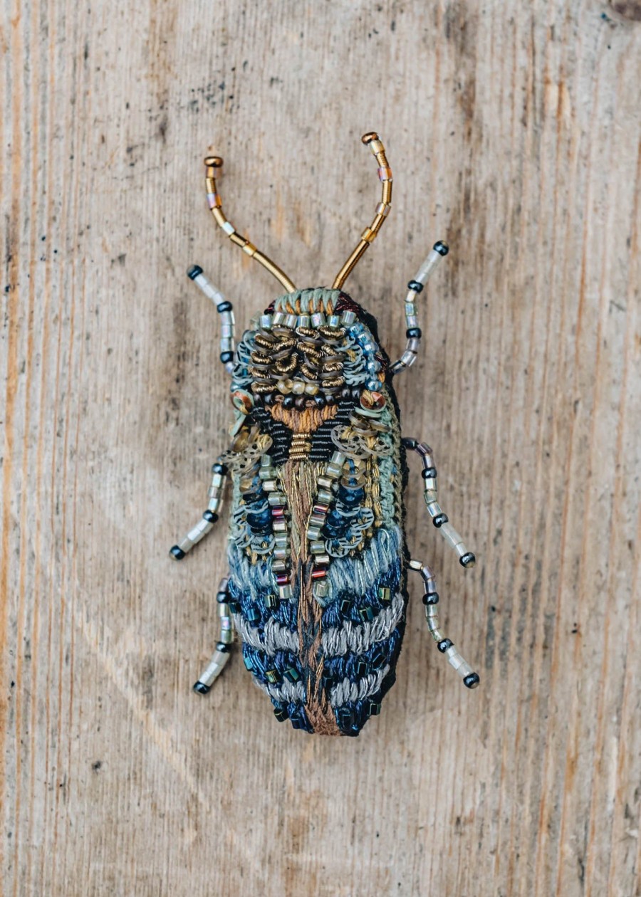 Clothing Trovelore Jewellery | Trovelore Snowdon Beetle Brooch