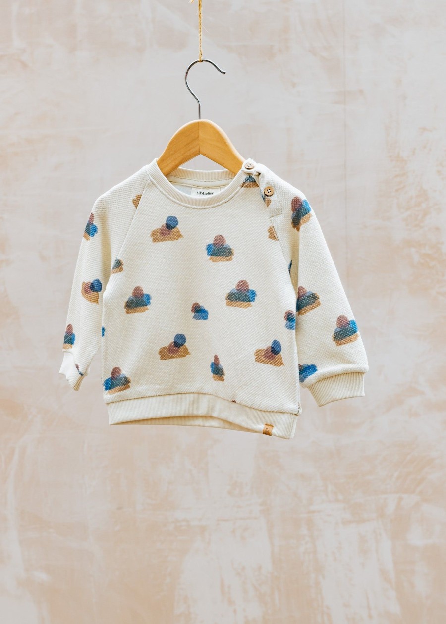 Children Lil' Atelier Babies' Clothing | Lil' Atelier Babies' Nolan Sweatshirt In Turtledove