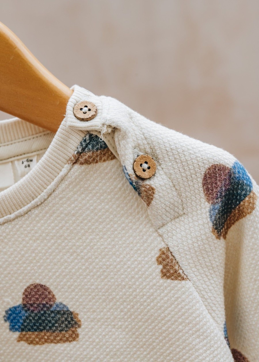 Children Lil' Atelier Babies' Clothing | Lil' Atelier Babies' Nolan Sweatshirt In Turtledove