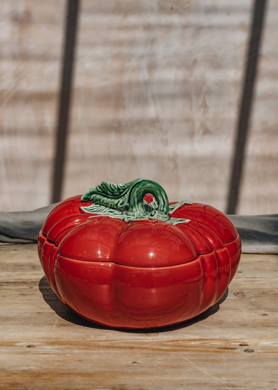 Interiors Bordallo Pinheiro Dining | Bordhallo Pinheiro Tomato Tureen Tomato Tureen